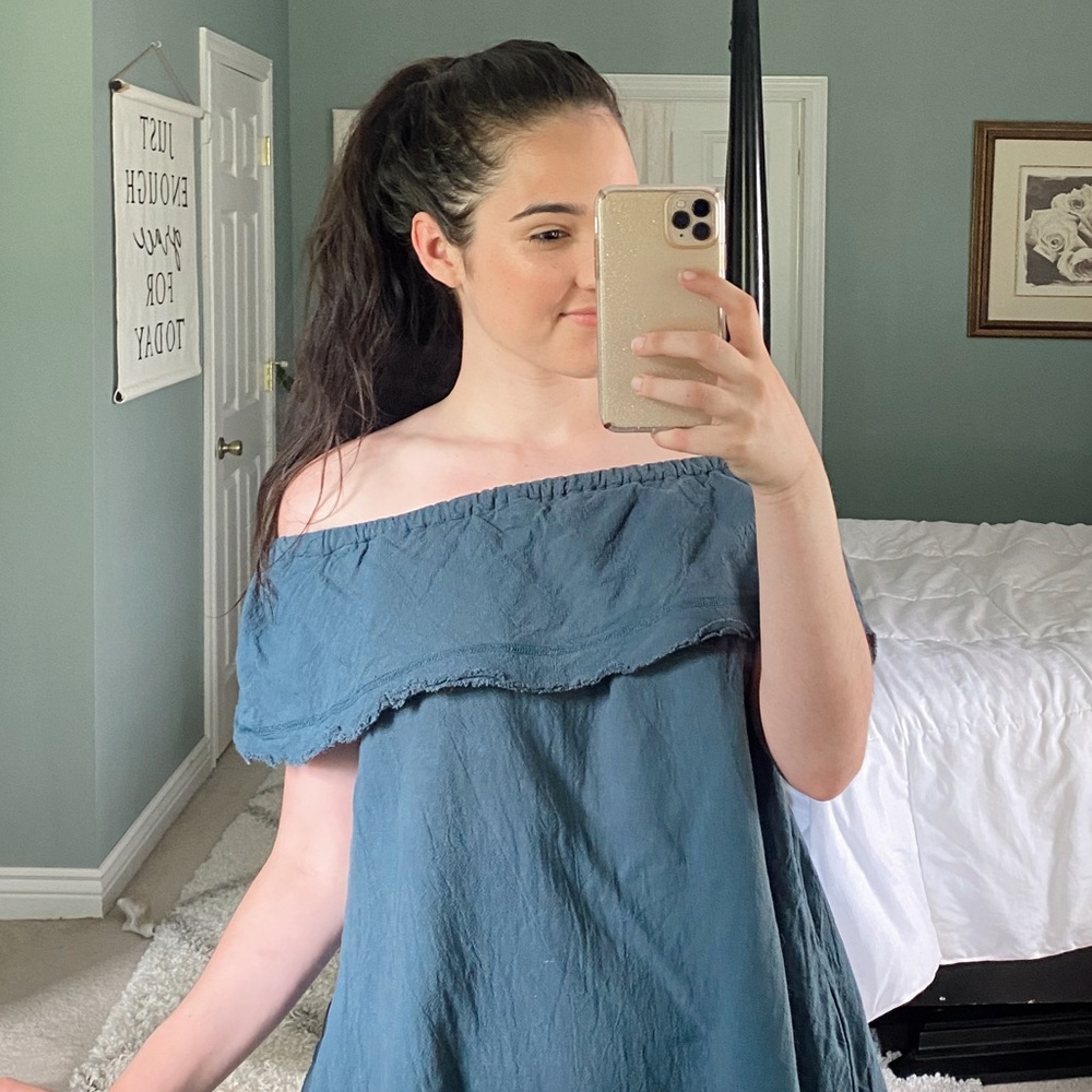 Molly Green Boutique Off the Shoulder Ruffle Dress - Picture 5 of 8